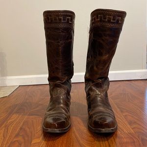 Women’s right below the knee Ariat Cowboy Boots